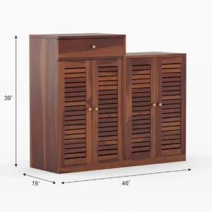 Danta Shoe Rack In Provincial Teak Color - Image 4