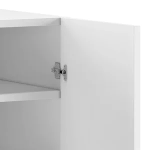 Baltoro 20 Pair Shoe Rack In White Finish - Image 3