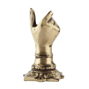 Brass Hand Shape Stylish Pen Pencil Holder - Image 2