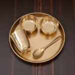 10 Inch Kansa Bronze Bhojan/Dinner/Thali 5 Items