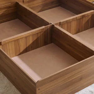 Furniveda Nova Storage Bed with Bookshelf Headboard - Image 6