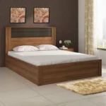 Furniveda Aurora Premium Storage Bed | Contemporary Wooden Bed Frame