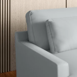 Furniveda Milano Premium 2-Seater Leather Finish Sofa | Luxury Upholstered Living Room Sofa - Image 5