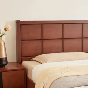 Furniveda Monarch Premium Solid Mahogany Wood Queen Bed - Image 5