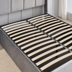 Furniveda Celeste Premium Upholstered Platform Bed | Modern Fabric Bed Frame with Hydraulic Storage Product Description - Image 8
