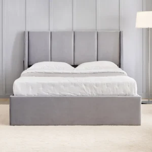 Furniveda Celeste Premium Upholstered Platform Bed | Modern Fabric Bed Frame with Hydraulic Storage Product Description - Image 2