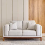 Furniveda Haven Premium 2-Seater Sofa with Cushions | Luxury Upholstered Living Room Sofa