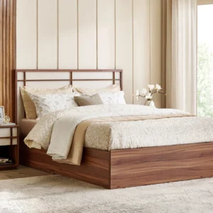 Furniveda Aurelia Premium Queen Storage Bed || Premium Contemporary Storage Bed