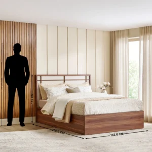 Furniveda Aurelia Premium Queen Storage Bed || Premium Contemporary Storage Bed - Image 3