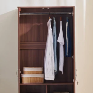 Furniveda Nova 2-Door Wardrobe with Mirror & Drawers - Image 6