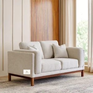 Furniveda Haven Premium 2-Seater Sofa with Cushions | Luxury Upholstered Living Room Sofa - Image 5