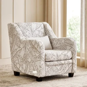 Furniveda Bellezza Premium 1-Seater Sofa | Luxury Upholstered Accent Chair